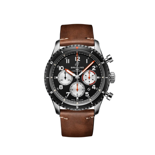 Breitling Aviator 8 B01 Chronograph 43 Stainless Steel / Mosquito / Calf / Folding AB01194A1B1X2