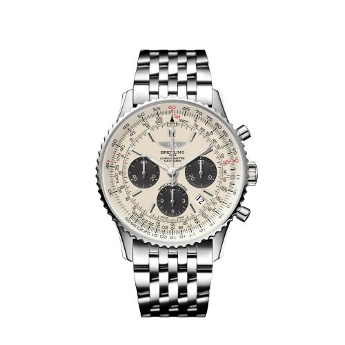 Breitling Navitimer 1 B01 Chronograph 43 Stainless Steel / Silver Grey / Japan Special Edition AB012012/G826/447A