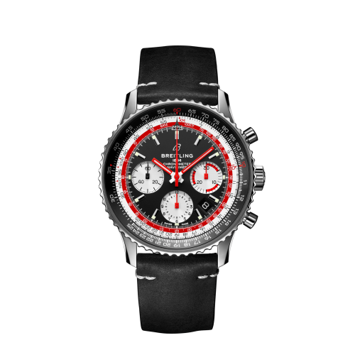 Breitling Navitimer 1 B01 Chronograph 43 Stainless Steel / Airline Editions SwissAir / Calf / Pin AB01211B1B1X1
