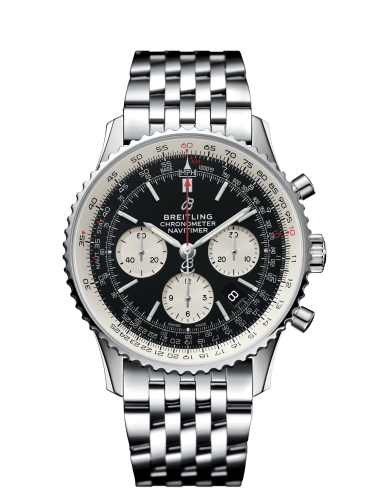 Breitling Navitimer 1 B01 Chronograph 43 Stainless Steel / Black / Bracelet AB0121211B1A1