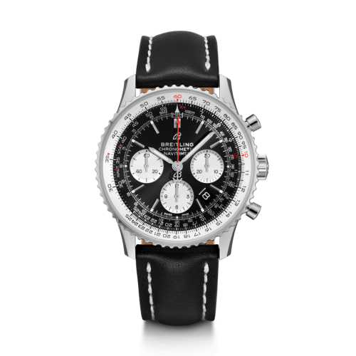Breitling Navitimer 1 B01 Chronograph 43 Stainless Steel / Black / Calf / Pin AB0121211B1X1
