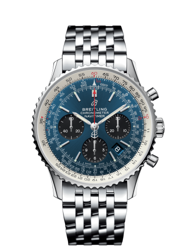 Breitling Navitimer 1 B01 Chronograph 43 Stainless Steel / Blue / Bracelet AB0121211C1A1