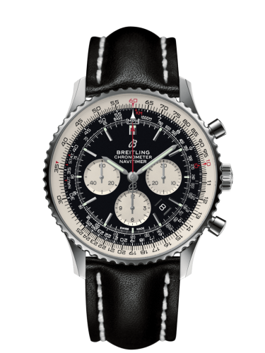 Breitling Navitimer 1 B01 Chronograph 46 Stainless Steel / Black / Calf / Pin AB0127211B1X1