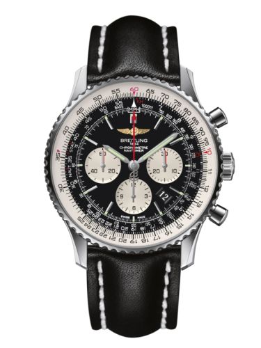 Breitling Navitimer 01 46 Stainless Steel / Black / Calf / Pin AB012721/BD09/441X/A20BA.1
