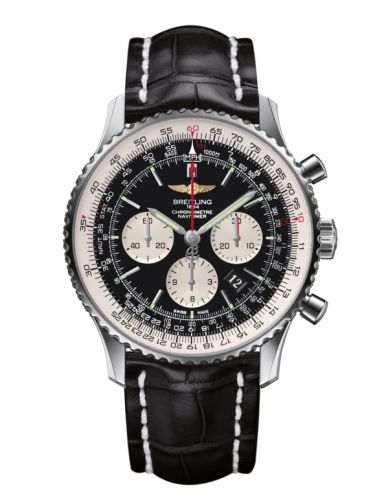 Breitling Navitimer 01 46 Stainless Steel / Black / Croco / Pin AB012721/BD09/760P/A20BA.1