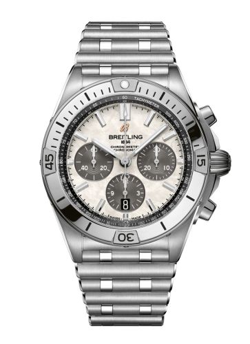Breitling Chronomat B01 42 Stainless Steel / MOP / Japan AB0134101A1A1