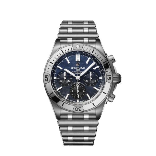 Breitling Chronomat B01 42 Stainless Steel / Black MOP / Japan AB0134101B3A1