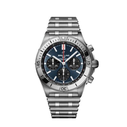 Breitling Chronomat B01 42 Stainless Steel / Blue / Rouleaux AB0134101C1A1