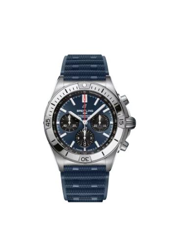 Breitling Chronomat B01 42 Stainless Steel / Blue / Rubber AB0134101C1S1