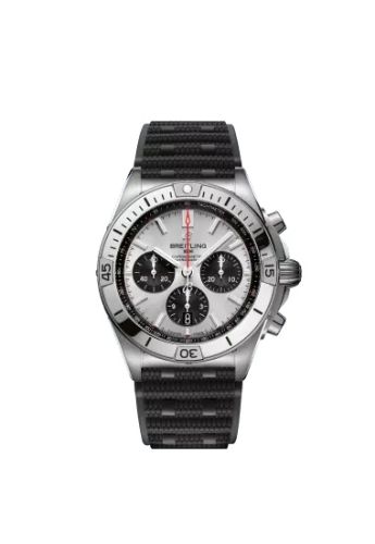 Breitling Chronomat B01 42 Stainless Steel / Silver / Rubber AB0134101G1S2