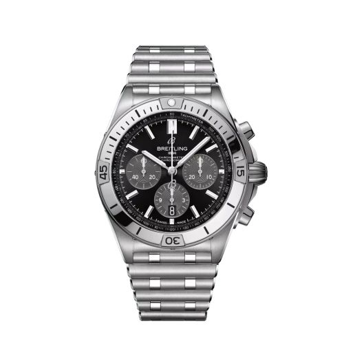 Breitling Chronomat B01 42 Stainless Steel / Black / UK AB01341B1B1A1