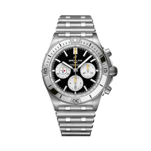 Breitling Chronomat B01 42 NFL Pittsburgh Steelers / Rouleaux AB01342B1B2A1