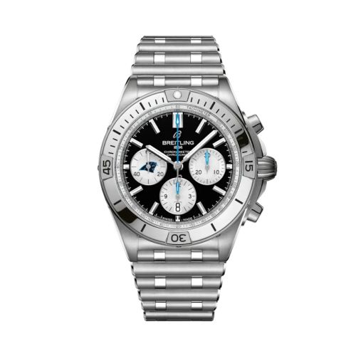 Breitling Chronomat B01 42 NFL Carolina Panthers / Rouleaux AB01342B1B5A1