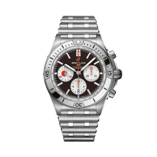 Breitling Chronomat B01 42 NFL Cleveland Browns / Rouleaux AB01342B1B6A1