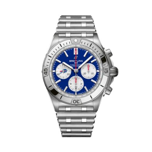 Breitling Chronomat B01 42 NFL Buffalo Bills / Rouleaux AB01342B1C3A1