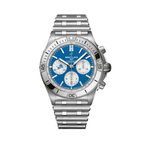 Breitling Chronomat B01 42 NFL Detroit Lions / Rouleaux AB01342B1CCA1