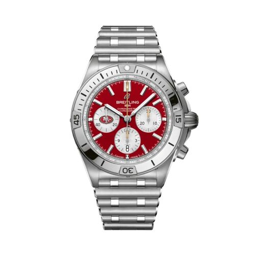 Breitling Chronomat B01 42 NFL San Francisco 49ers / Rouleaux AB01342B1K1A1