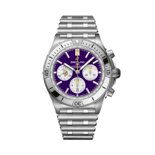 Breitling Chronomat B01 42 NFL Minnesota Vikings / Rouleaux AB01342B1K4A1