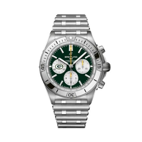 Breitling Chronomat B01 42 NFL Green Bay Packers / Rouleaux AB01342B1L1A1