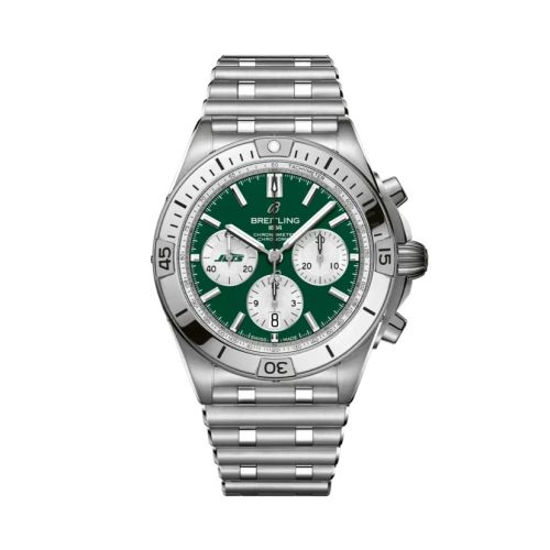 Breitling Chronomat B01 42 NFL New York Jets / Rouleaux AB01342B1L5A1