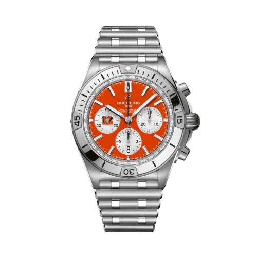 Breitling Chronomat B01 42 NFL Cincinnati Bengals / Rouleaux AB01342B1O1A1