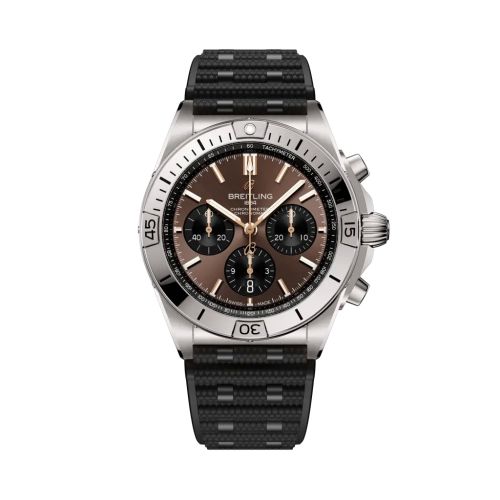 Breitling Chronomat B01 42 Stainless Steel / Brown / Switzerland AB01347B1Q1S1