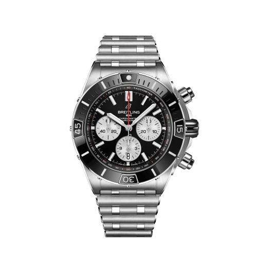 Breitling Super Chronomat B01 44 Stainless Steel / Black / Rouleaux AB0136251B1A1