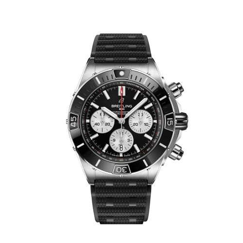 Breitling Super Chronomat B01 44 Stainless Steel / Black / Rubber AB0136251B1S1