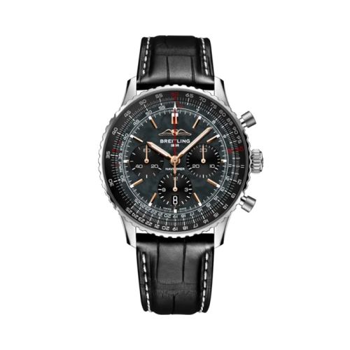 Breitling Navitimer B01 Chronograph 43 Stainless Steel / Black MOP / Japan AB01381G1B1P1