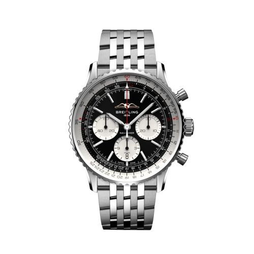 Breitling Navitimer B01 Chronograph 43 Stainless Steel / Black / Bracelet AB0138211B1A1