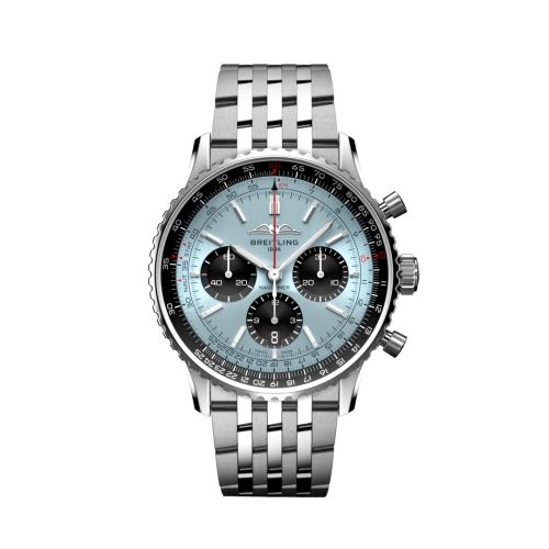 Breitling Navitimer B01 Chronograph 43 Stainless Steel / Ice Blue / Bracelet AB0138241C1A1
