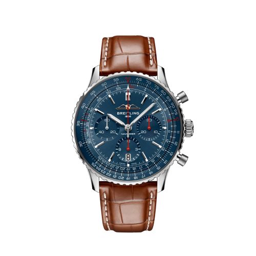 Breitling Navitimer B01 Chronograph 43 Stainless Steel / Blue / France AB01383A1C1P1