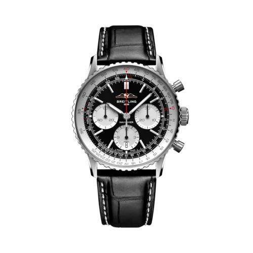 Breitling Navitimer B01 Chronograph 41 Stainless Steel / Black / Alligator AB0139211B1P1