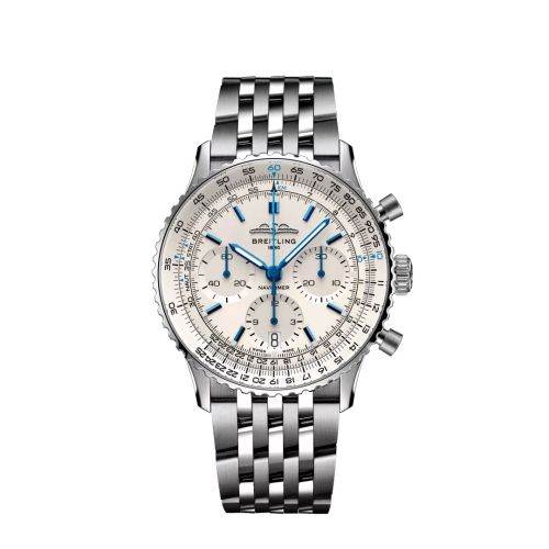 Breitling Navitimer B01 Chronograph 41 Stainless Steel / White - Boutique / Bracelet AB0139A71G1A1