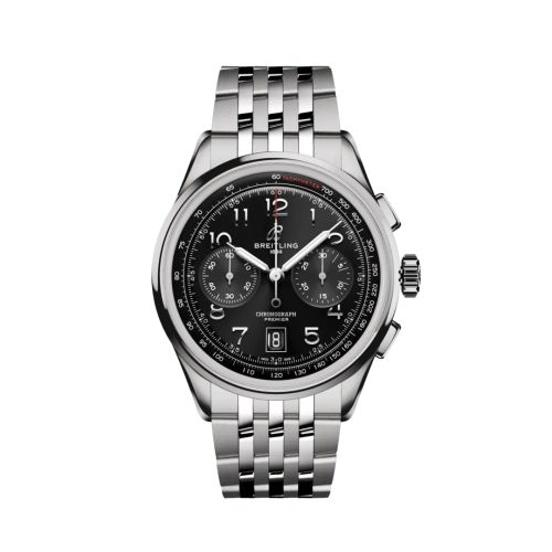 Breitling Premier B01 Chronograph 42 Stainless Steel / Black / Bracelet AB0145221B1A1