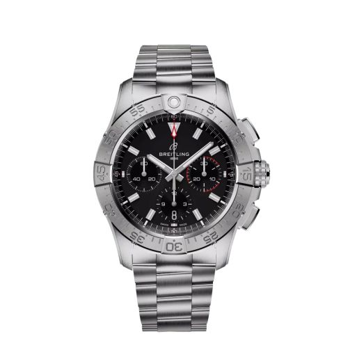 Breitling Avenger B01 Chronograph 42 Stainless Steel / Black / Bracelet AB0146101B1A1