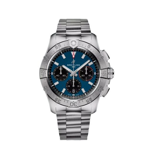 Breitling Avenger B01 Chronograph 42 Stainless Steel / Blue / Bracelet AB0146101C1A1