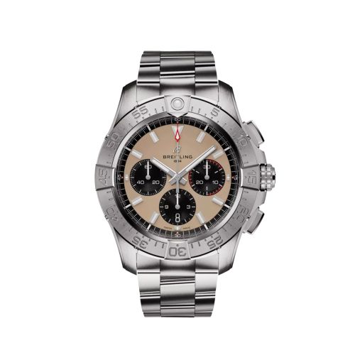 Breitling Avenger B01 Chronograph 44 Stainless Steel / Sand / Bracelet AB0147101A1A1