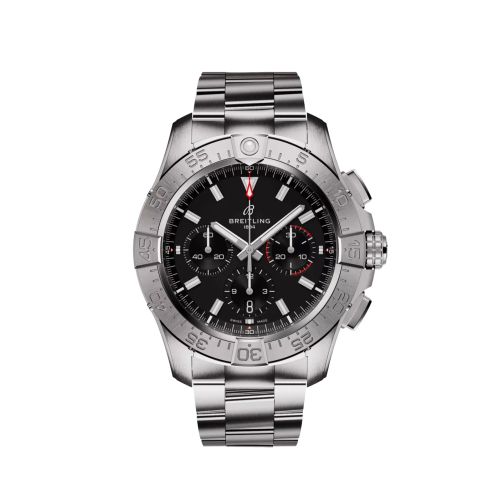 Breitling Avenger B01 Chronograph 44 Stainless Steel / Black / Bracelet AB0147101B1A1