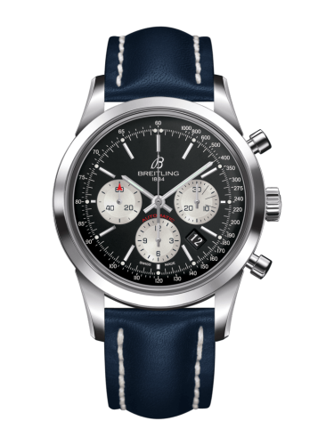 Breitling Transocean Chronograph Stainless Steel / Reverse Panda / Calf / Pin AB015212/BF26/105X/A20BA.1