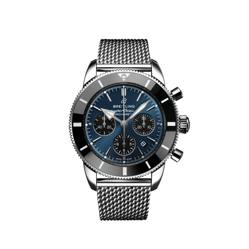 Breitling Superocean Heritage II B01 Chronograph 44 Stainless Steel / Blue / Bracelet AB0162121C1A1