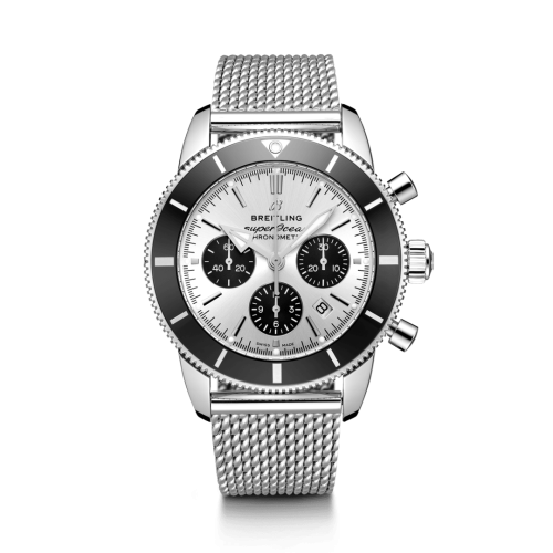 Breitling Superocean Heritage II B01 Chronograph 44 Stainless Steel / Silver / Bracelet AB0162121G1A1