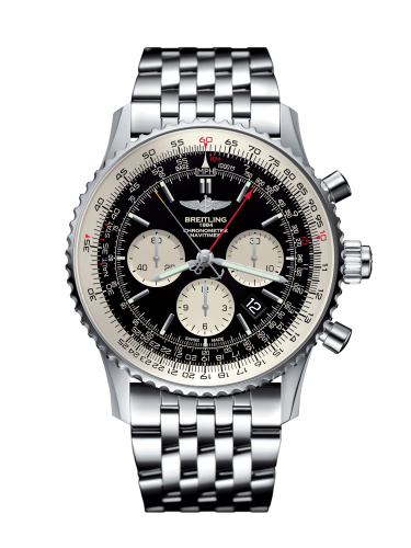Breitling Navitimer Rattrapante Stainless Steel / Black / Bracelet AB031021/BF77/453A