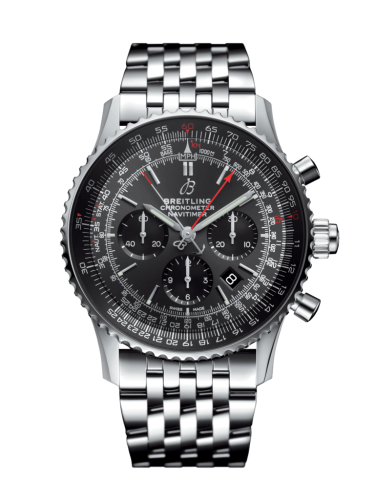 Breitling Navitimer Rattrapante Stainless Steel / Stratos Gray / Bracelet / Boutique Edition AB03102A1F1A1