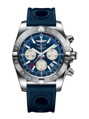 Breitling Chronomat 44 GMT Stainless Steel / Metallica Blue / Rubber AB042011.C851.211S