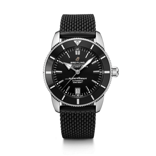 Breitling Superocean Heritage II 42 Stainless Steel / Black / Black / Rubber / Folding AB2010121B1S1
