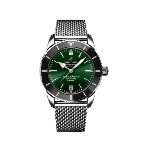 Breitling Superocean Heritage II 42 Stainless Steel / Green / Bracelet AB2010121L1A1