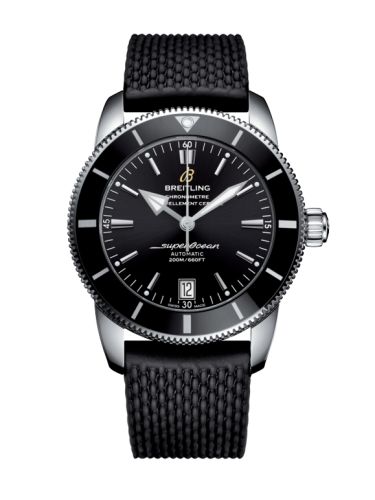 Breitling Superocean Heritage II 42 Stainless Steel / Black / Black / Rubber / Pin AB201012/BF73/278S/A20S.1
