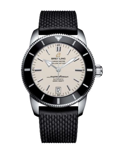 Breitling Superocean Heritage II 42 Stainless Steel / Black / Silver / Rubber / Pin AB201012/G827/278S/A20S.1