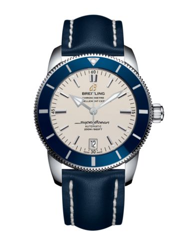 Breitling Superocean Heritage II 42 Stainless Steel / Blue / Silver / Calf / Pin AB201016/G827/105X/A20BA.1